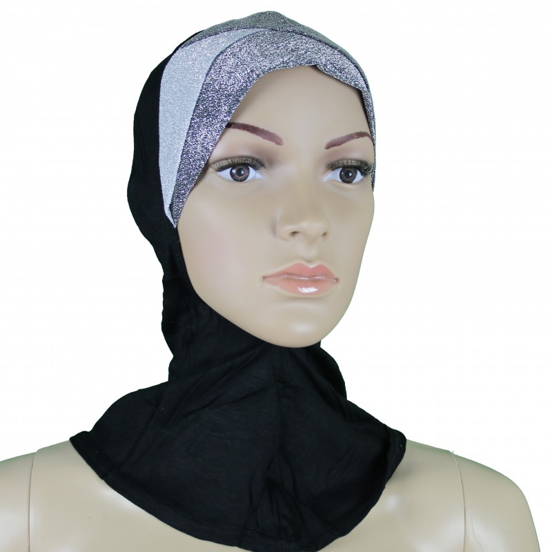Black Grey Shimmer Underscarf