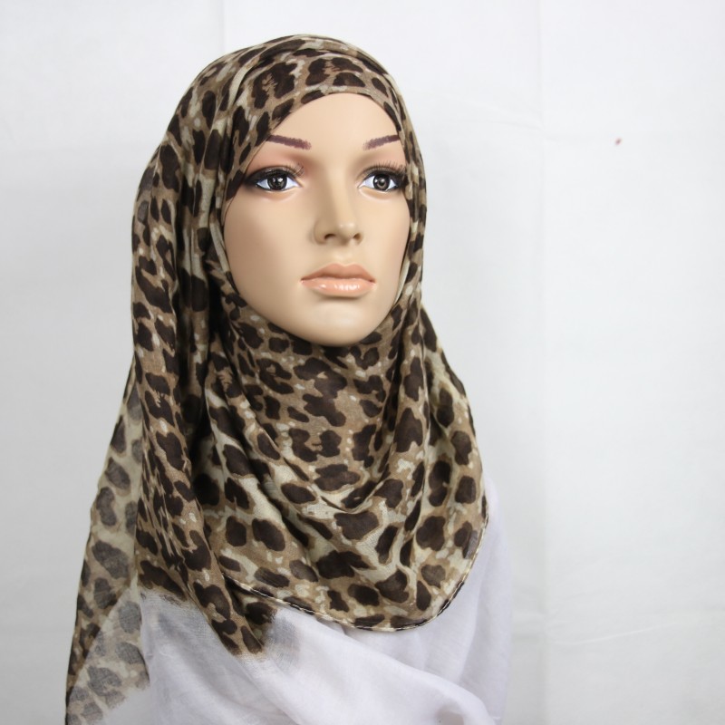 Leopard Tone White