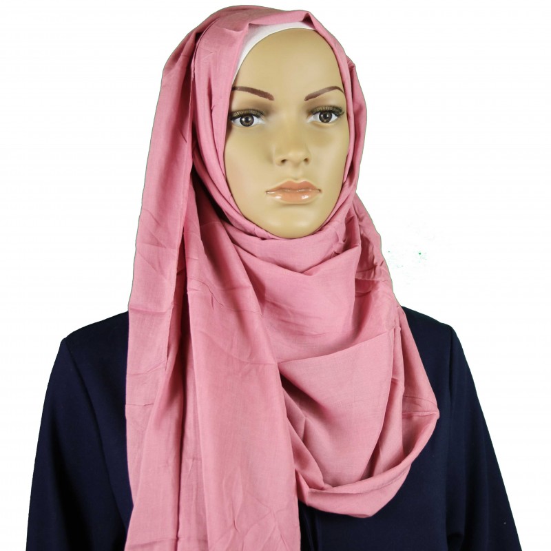 Dusty Pink Pure Cotton Regular Hijab