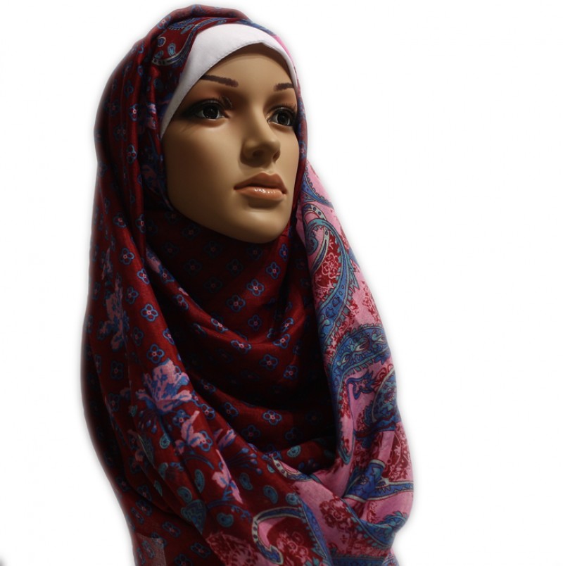 Paisley Maroon