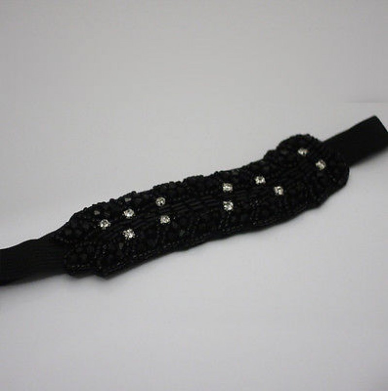 Gorgeous Pretty Rhinestone Lady Diamante Crystal Elastic Hair Band Headband