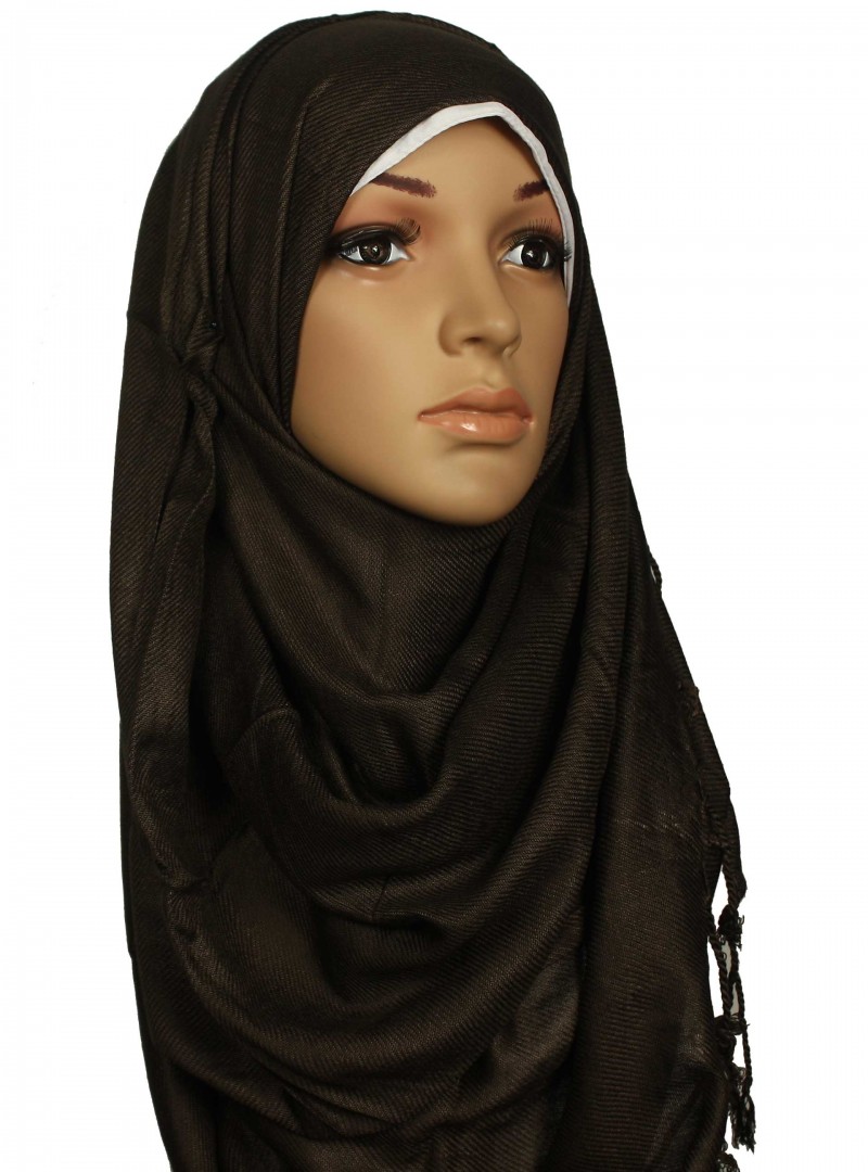 Brown Pashmina Hijab