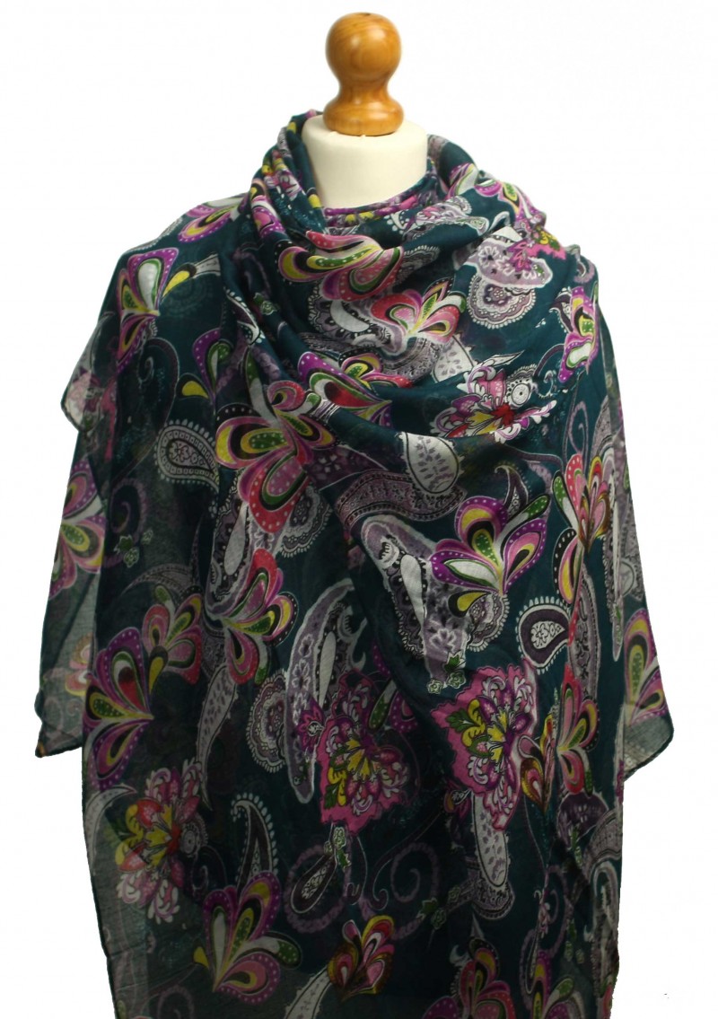 Paisley Fun Teal