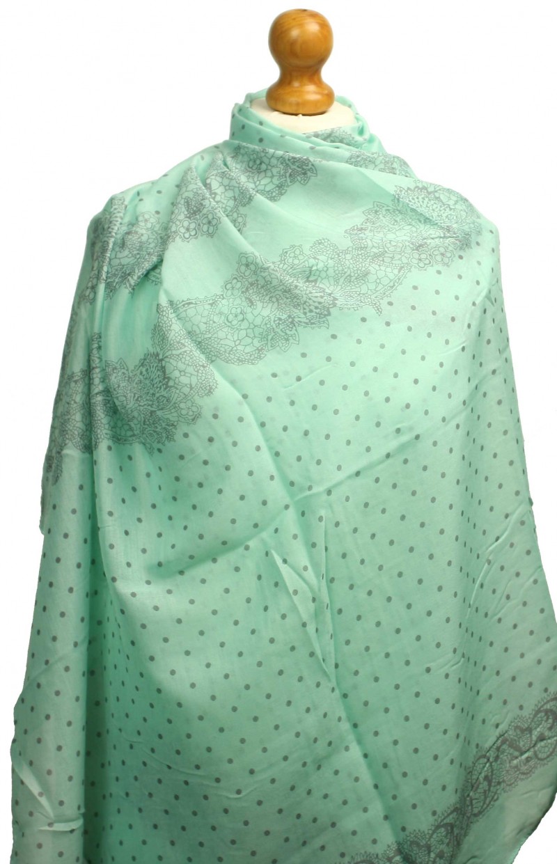 Polka Lace Mint