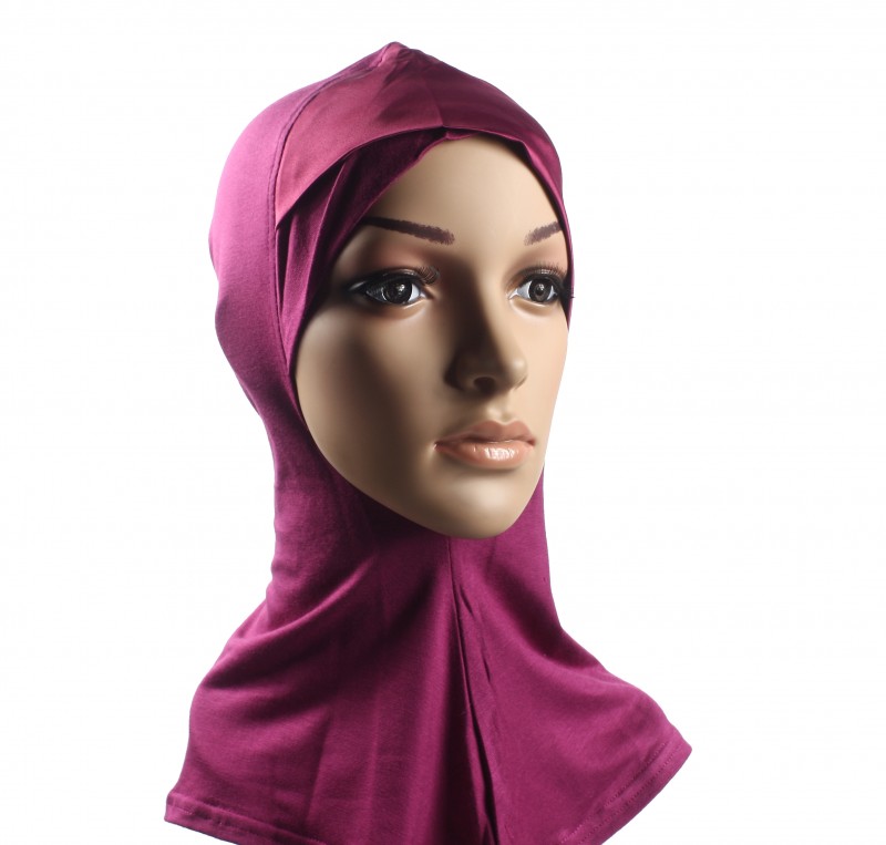 Magenta Cross Underscarf