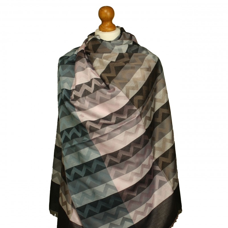 Turkish Zig Zag Grey