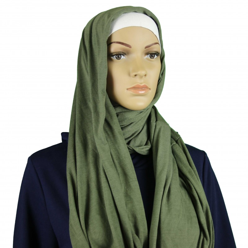 Camo Green Infinity Jersey Hijab
