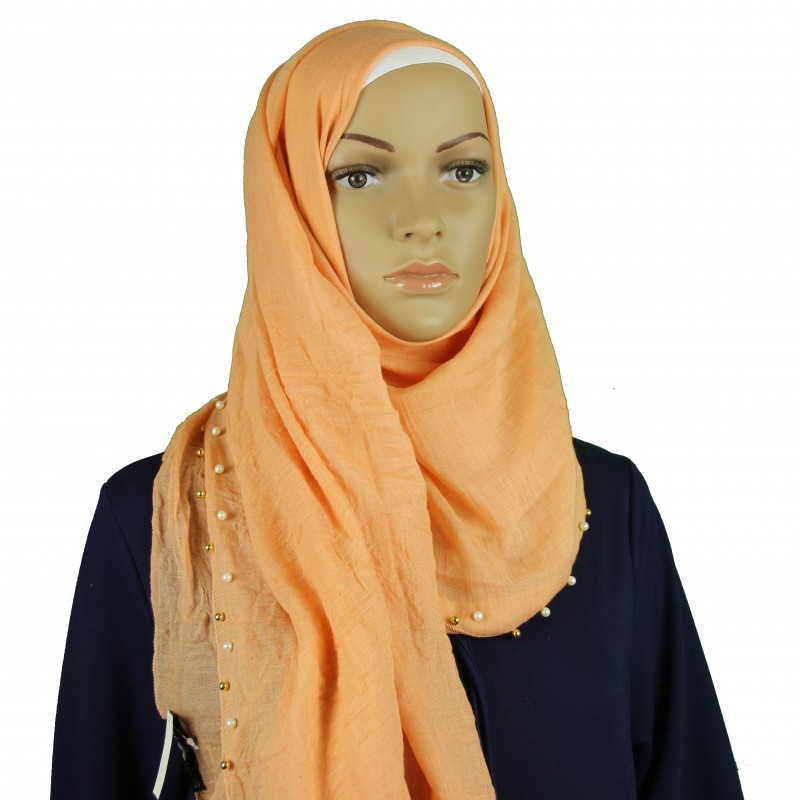 Nude Pearl Mix Hijab