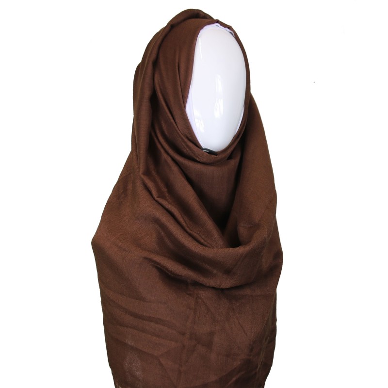 Brown Linen Maxi Hijab