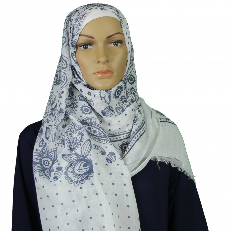 Blue Sunflower Hijab