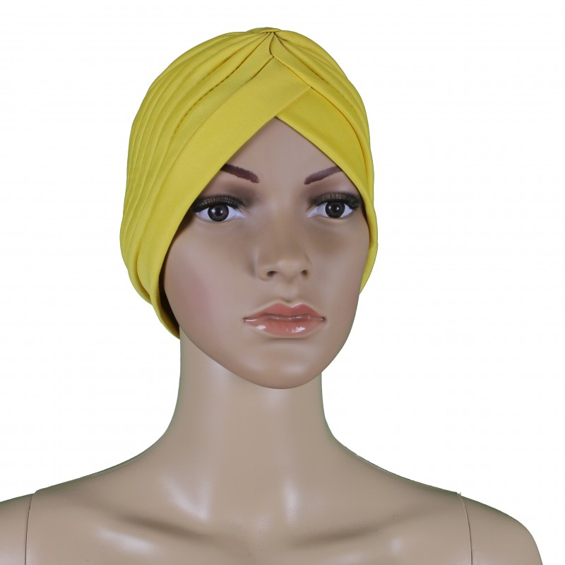 Gold Turban Hijab Cap