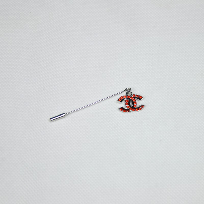 Red Designer Hijab Pin