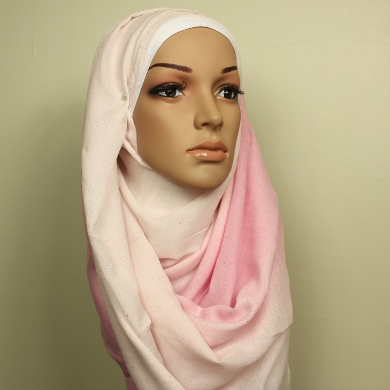 Light Pink Glitter Ombre