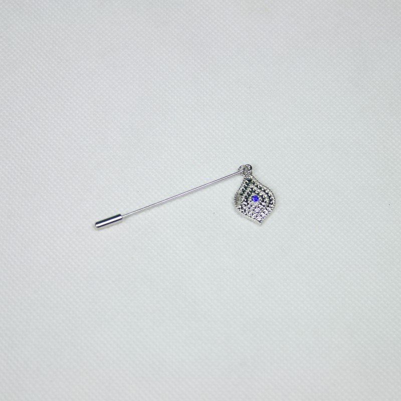 Blue Shukr Hijab Pin