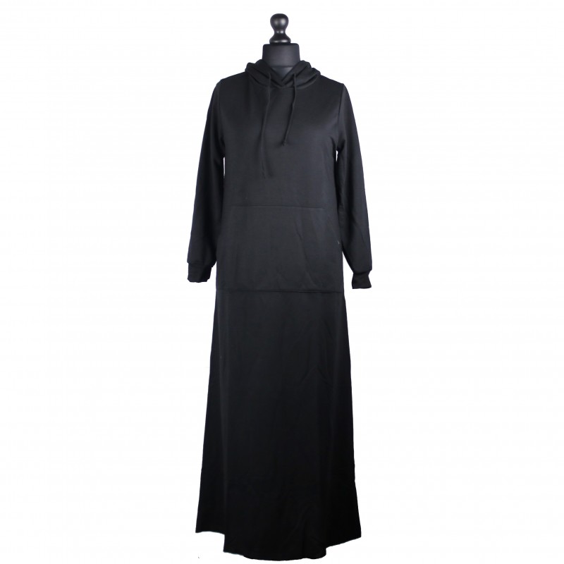 Hoody Abaya - Black 52
