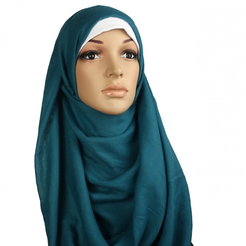 Teal Luxury Cotton Hijab