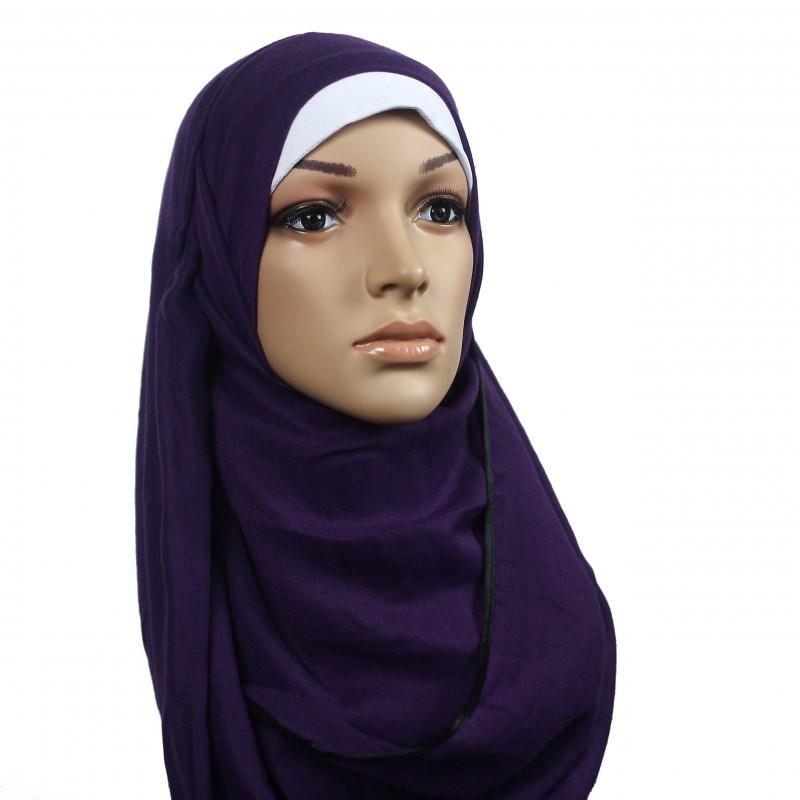 Plum Thick Hijab
