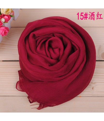 wine red Silk Candy Maxi Hijab Clearance