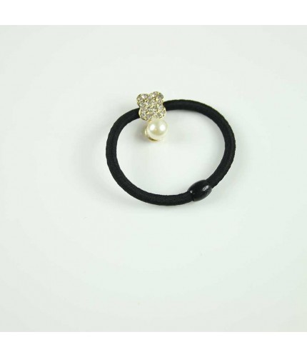 Quad crystal pearl hairbands