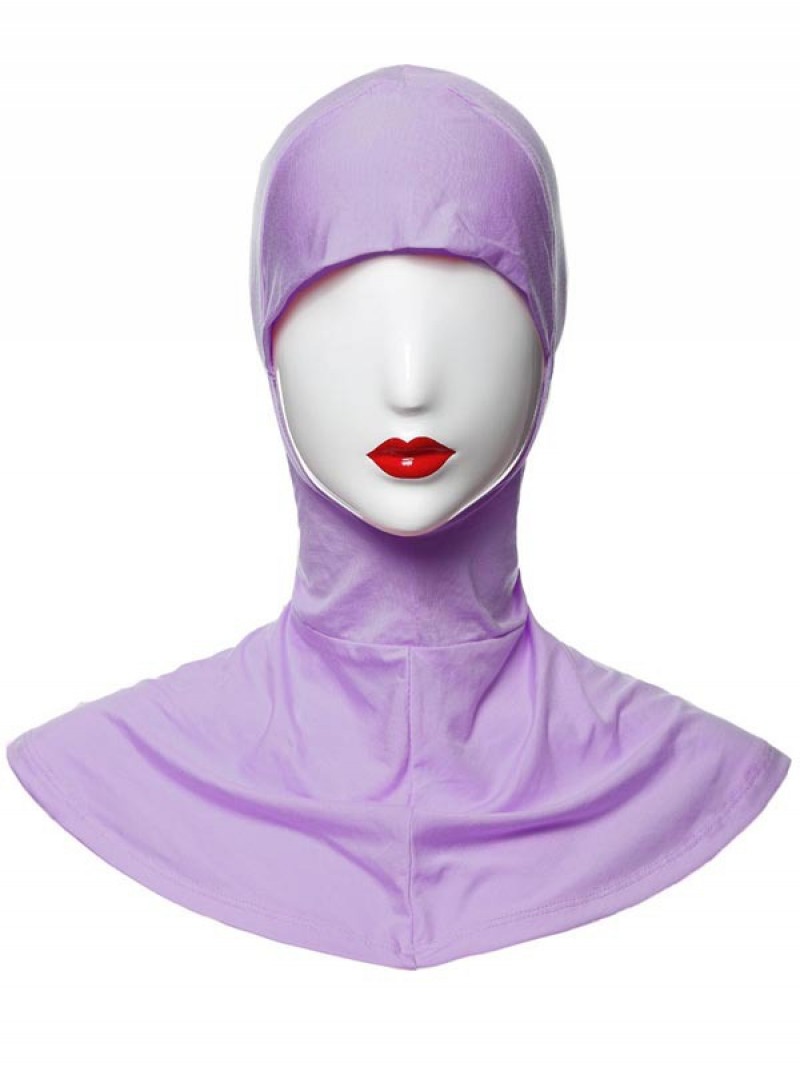 Lavender Modal Structured Hijab Underscarf 