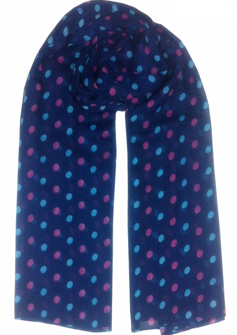 Polka Dot Mix Navy