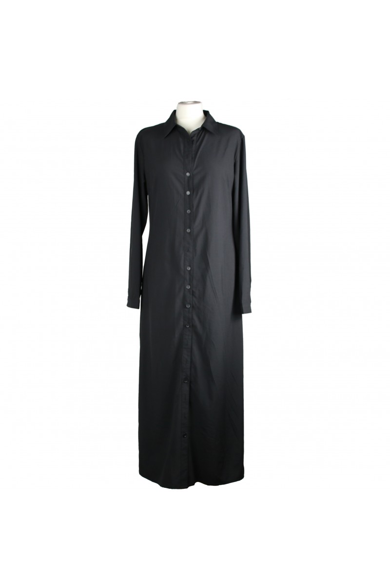 Dress Shirt Black Abaya - 8