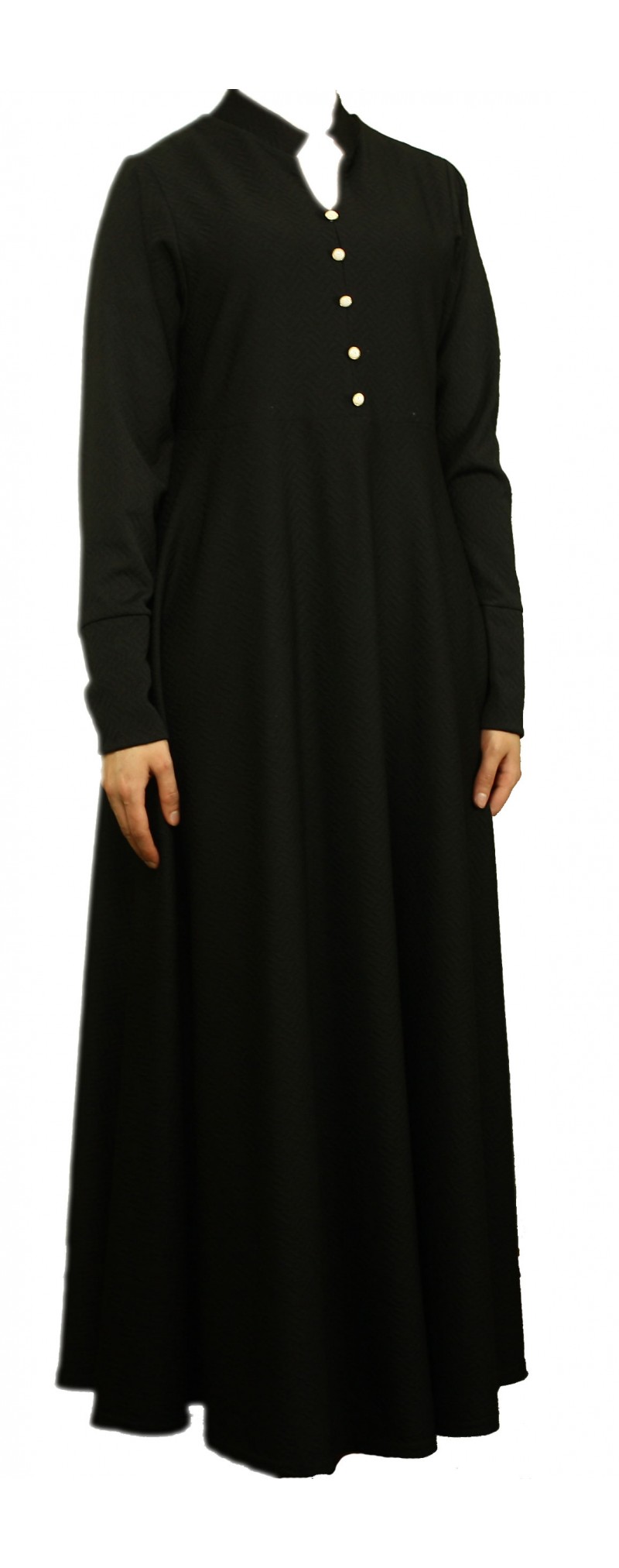 5 Button Abaya Thick - 58