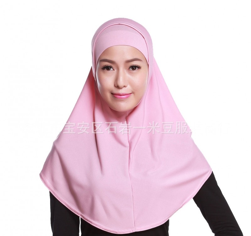 pink 68cm One Piece Ready Hijab 
