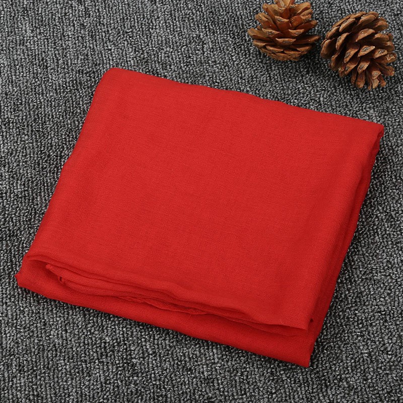  red Classic 180x90cm Viscose Maxi Hijab