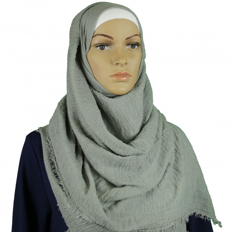 Light Grey Vogue Maxi Hijab