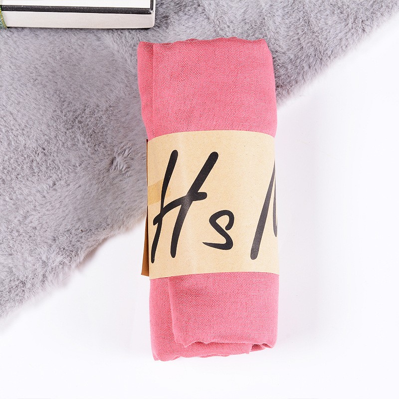 Dusty Pink Cotton Linen Classic 180x130cm Extra Maxi Hijab