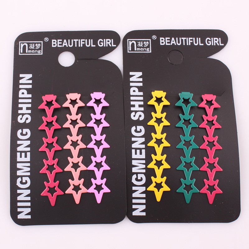 Stars Colour Hair Pins