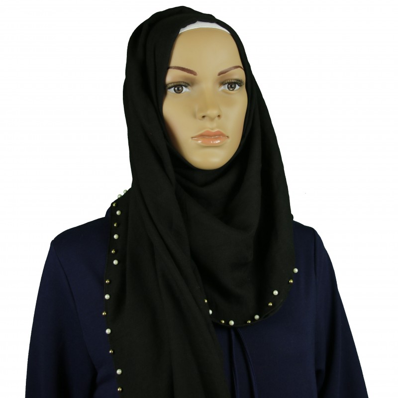 Black Pearl Mix Hijab