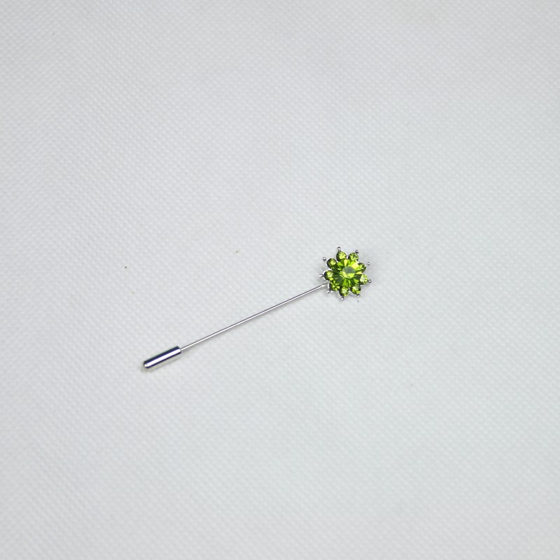 Green Hijab Jewels Pin