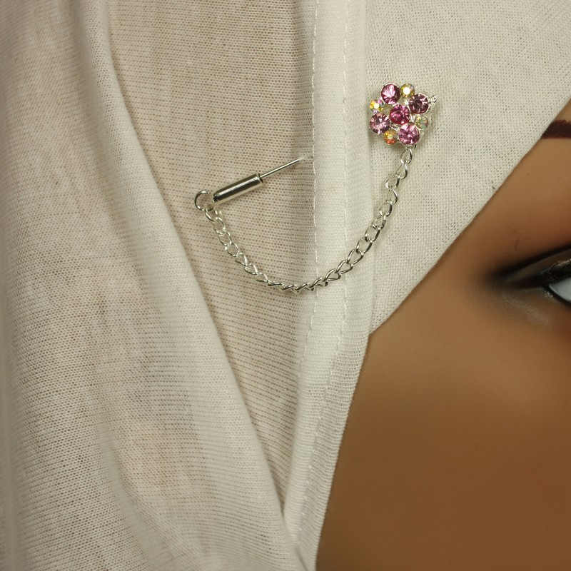 Star Pink Hijab Pin