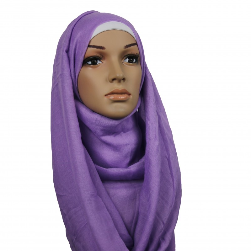 Purple Cotton Hijab