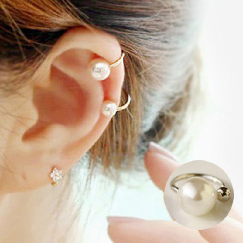 Silver Pearl Clasp 