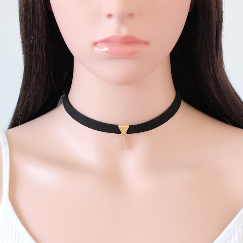 Black with Gold Choker
