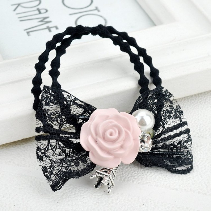 Powder Porcelain Rose Hair Band