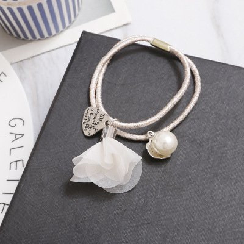 Light Yellow Loose Pearl Hairband
