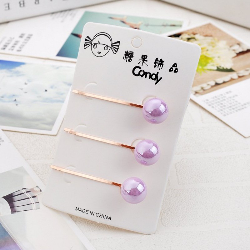 Purple Pearl Hair Pin