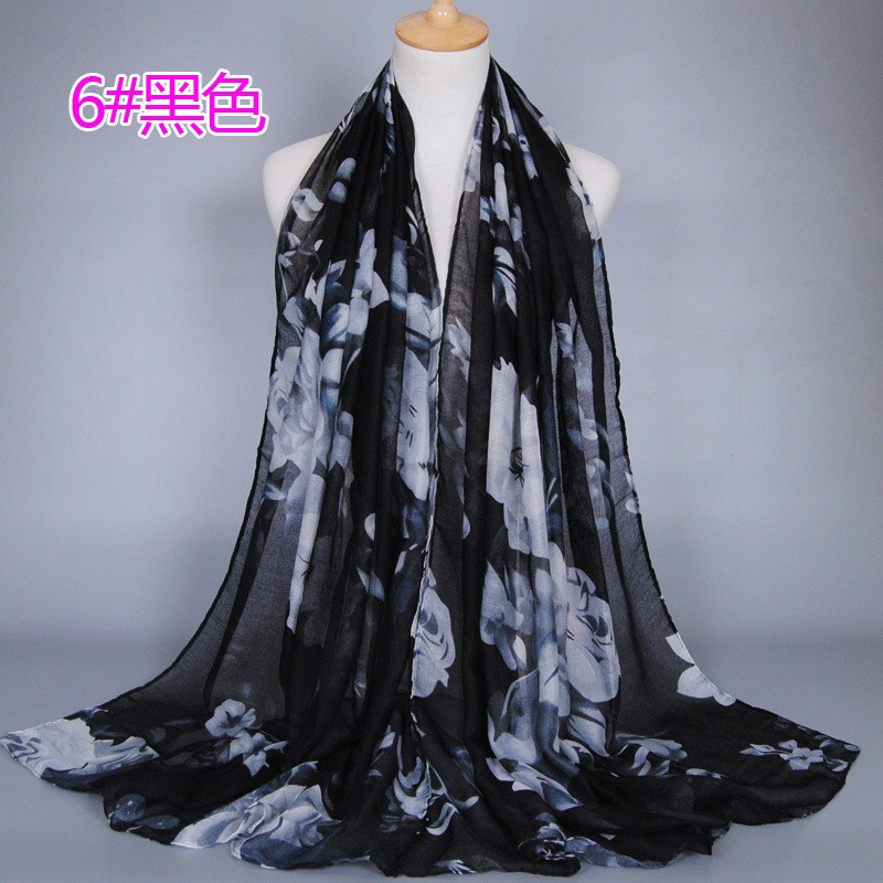 black Eden Print Hijab