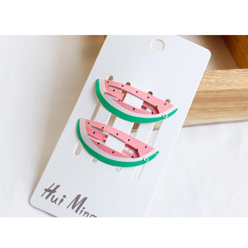 Watermelon Hair Clips