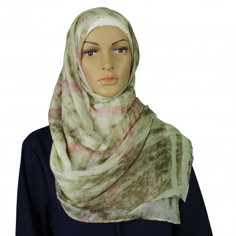 Brown Burberry Hijab