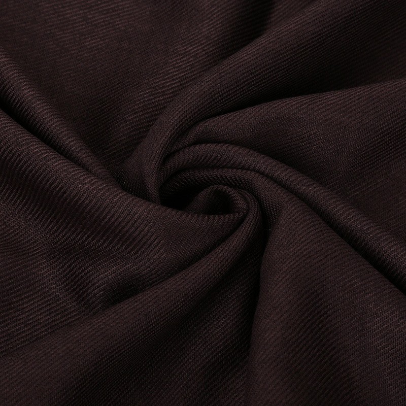 Dark Coffee Twill Thick Pashmina 175x60cm Hijab