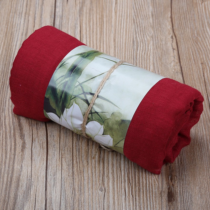 Red Plain Cotton Extra 180x150cm Maxi Hijab