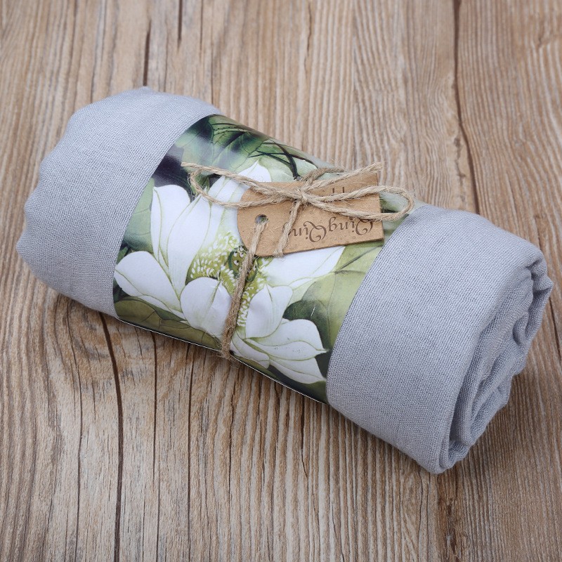 Light Grey Plain Cotton Extra 180x150cm Maxi Hijab