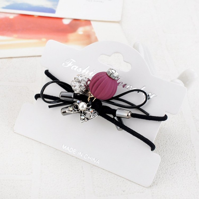 Dark Red Pumpkin Hair Band