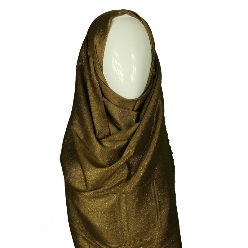 Faux Gold Metallic Shimmer Hijab