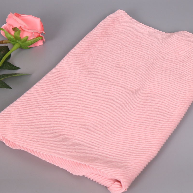 pink Crimpled Crinkle Hijab